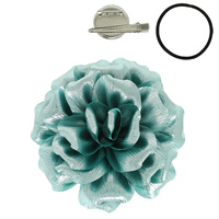 2 IN 1 ROSE BLOOM HAIR CLIP BROOCH PIN
